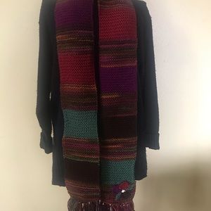 Colorful Knitted Scarf